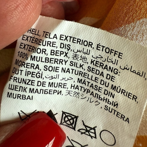 Bebe 100% Mulberry Silk Striped Button Front Blouse Shirt Top Small S - Picture 6 of 9